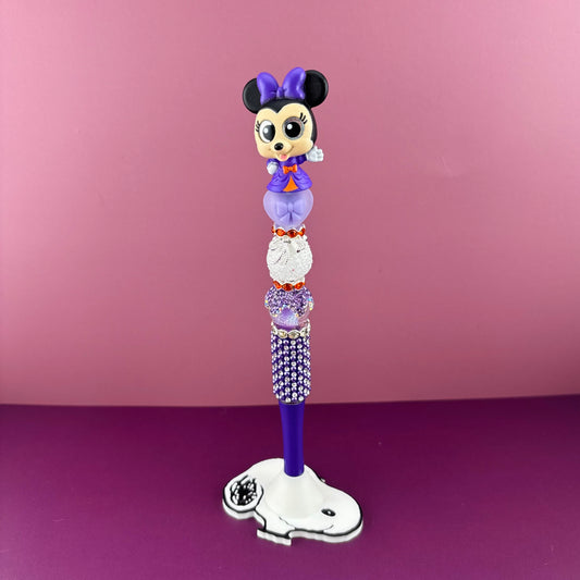 Purple Girl Mouse Pen