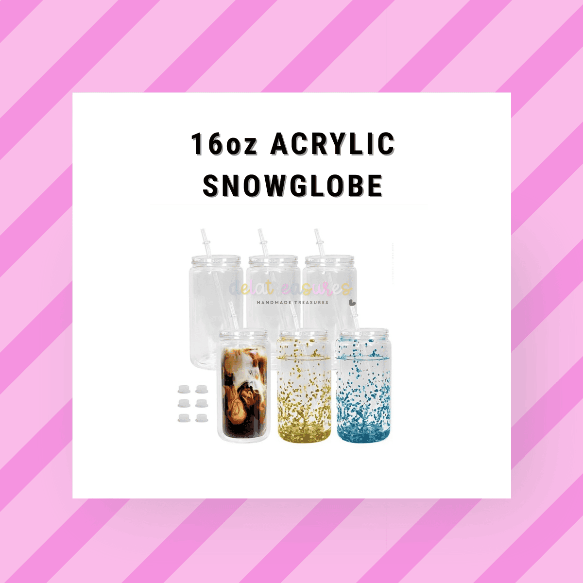 16oz Acrylic Snowglobe