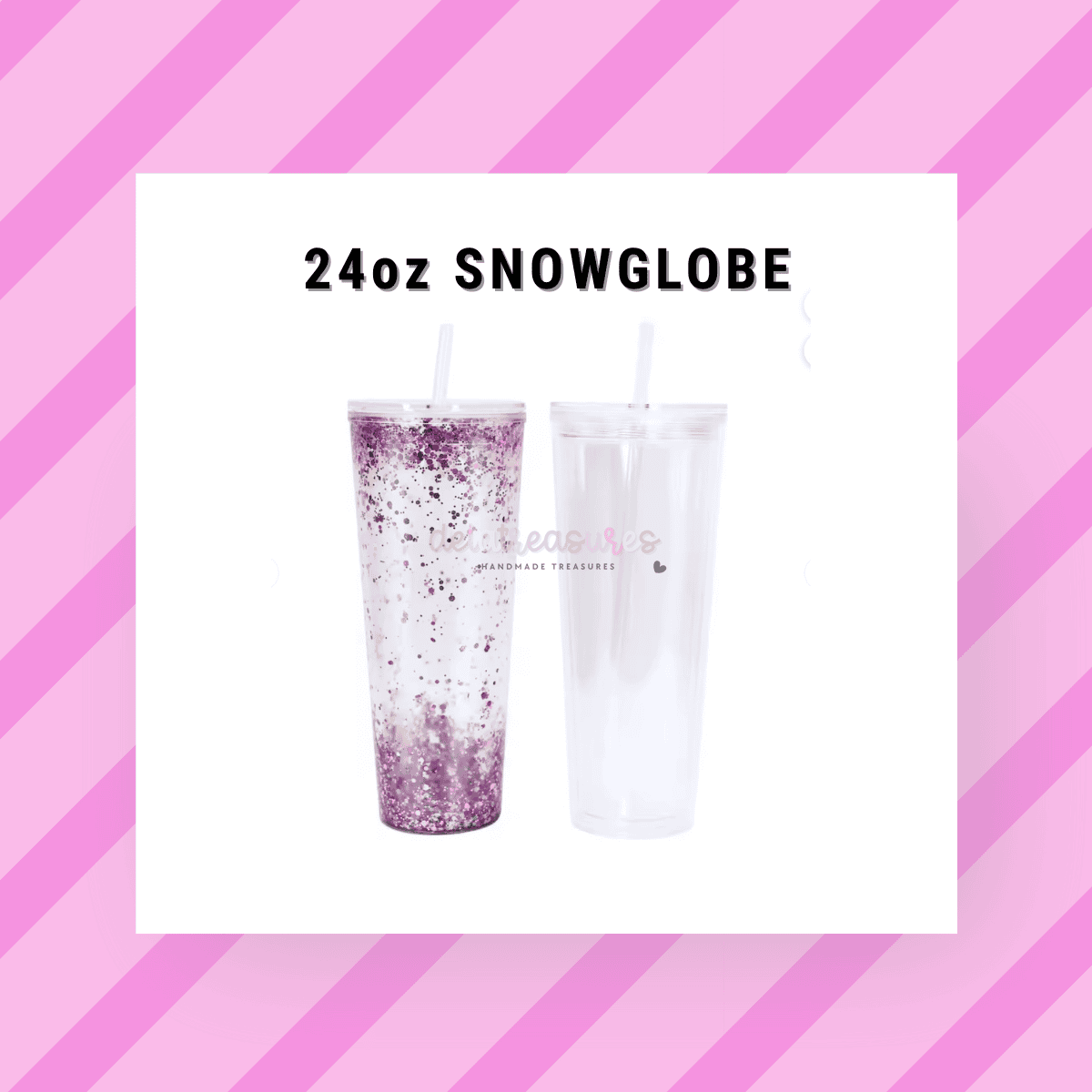24oz Acrylic Snowglobe
