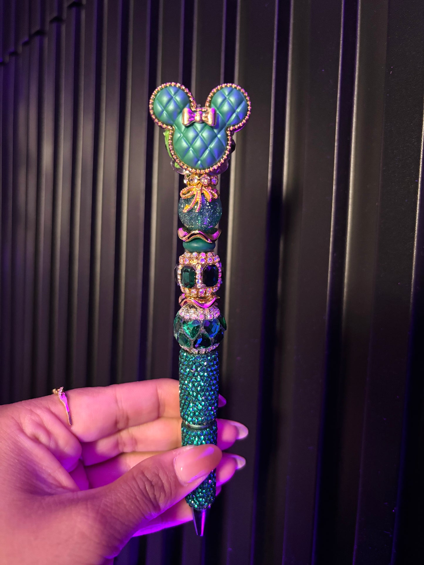 Emerald Green Minnie Pen