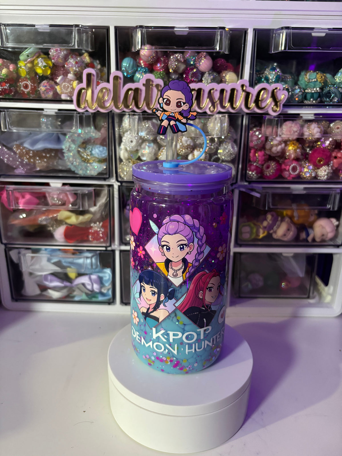 Kpop Lava Snowglobe Tumbler