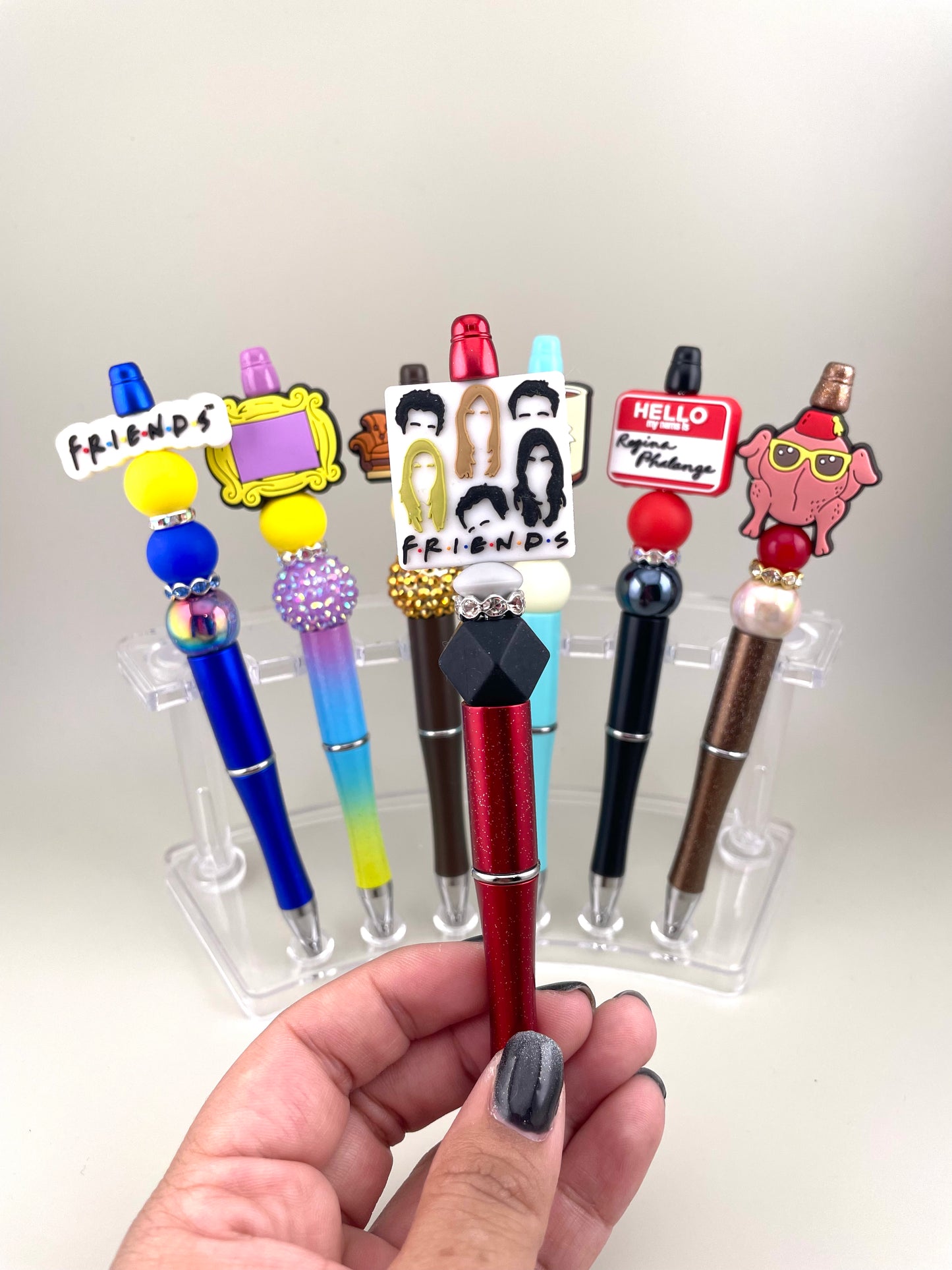 Coffee Shop Pens | Friends Inspired Pens | NYC Pens | Beadable Pens | Focal Pens | Custom Pens