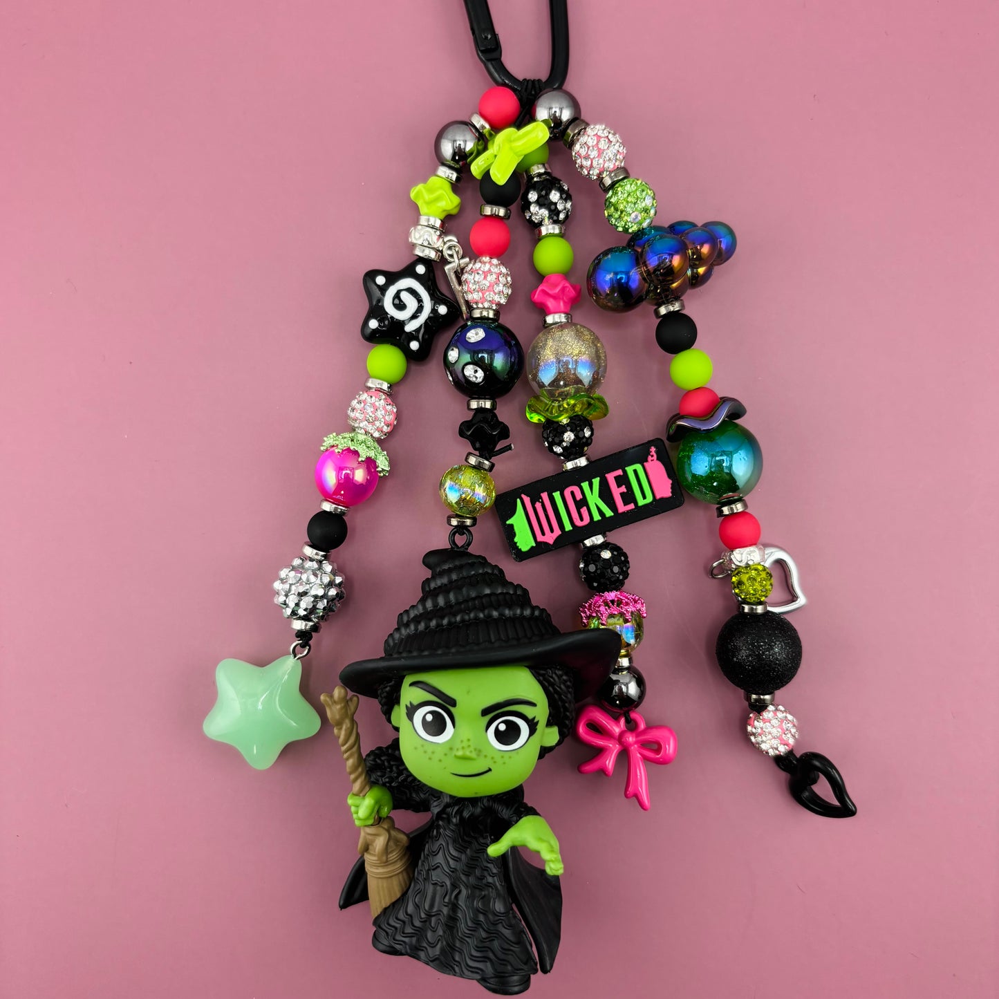 Green Witch Bag Charm