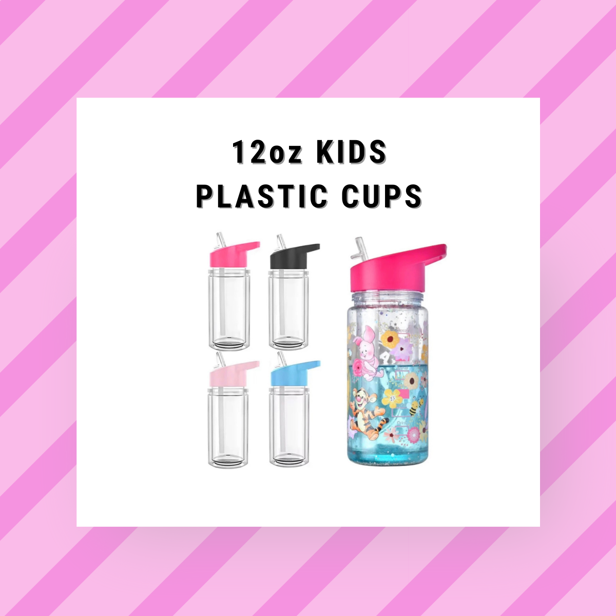 12oz Kids Plastic Snowglobe