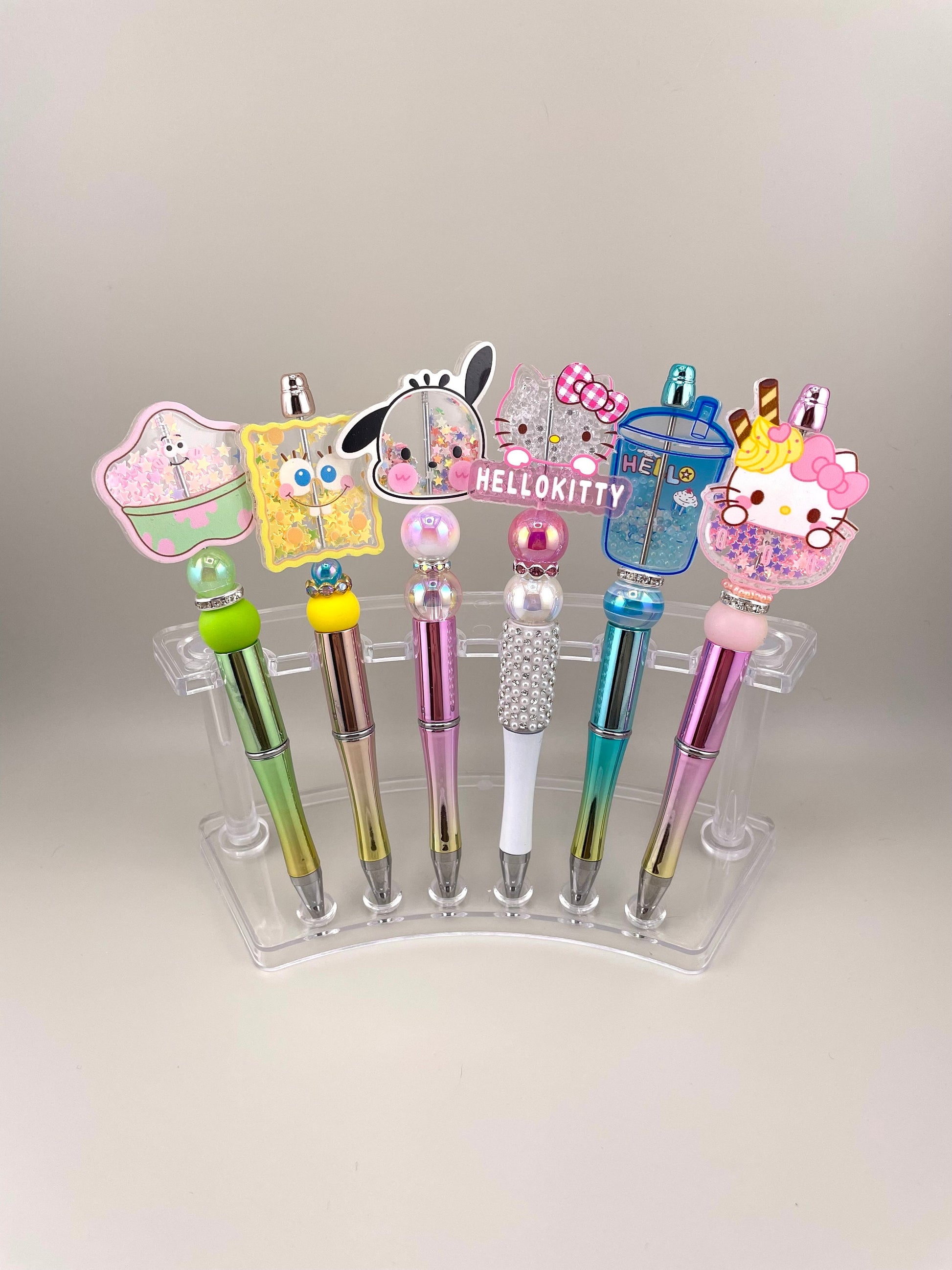 Character Pens | Shaker Pens | Focal Pens | Delatreasures | Glitter Pens | Sanrio | Beadable Pens