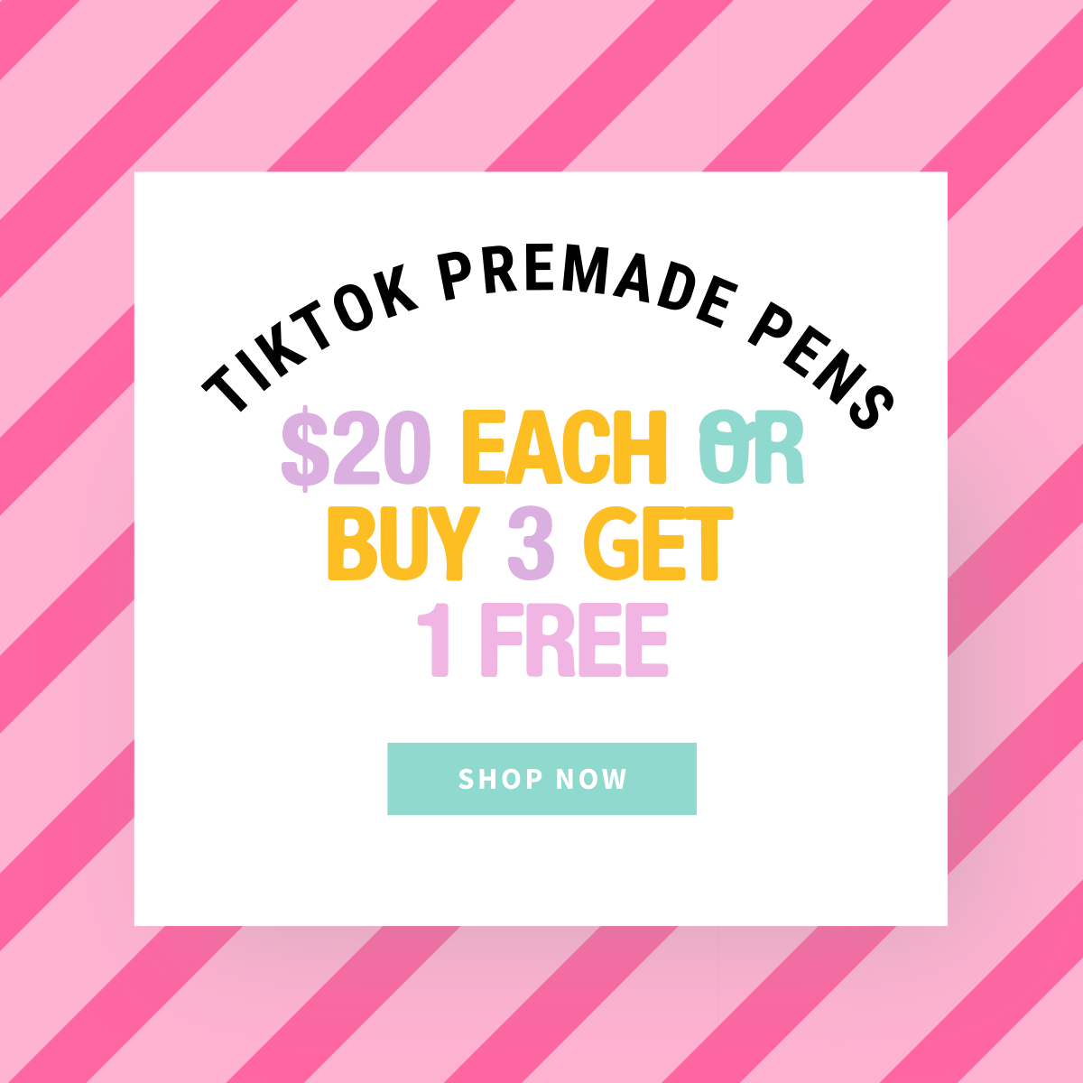 Featured image for TIKTOK PREMADE PENS collection