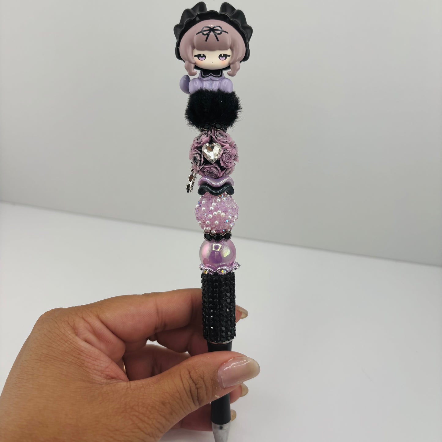 Purple and Black Girl