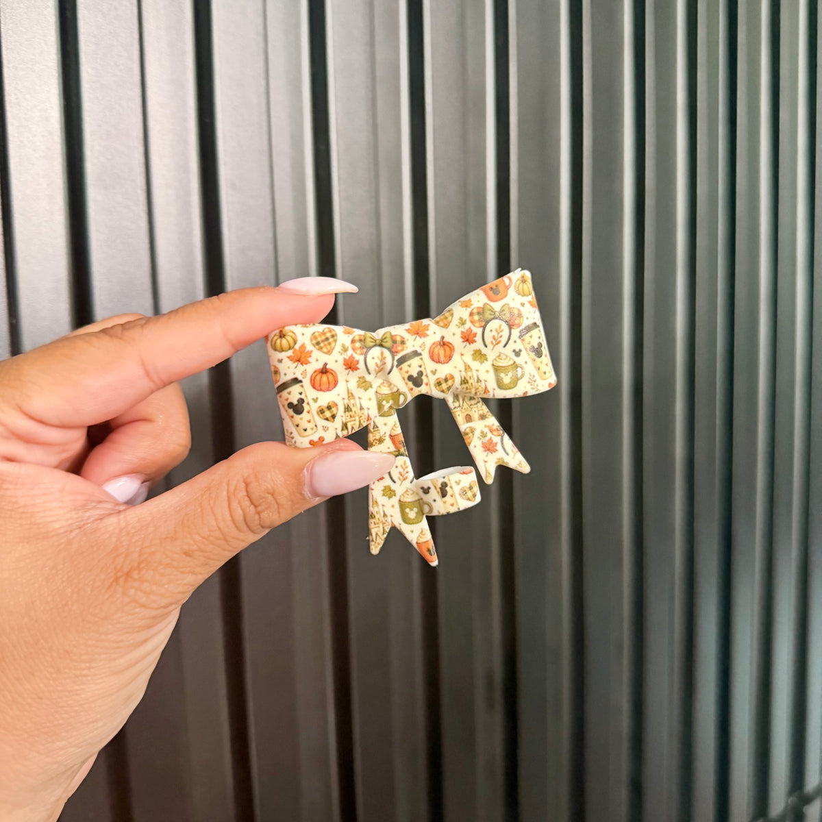 Silicone Printed Bows