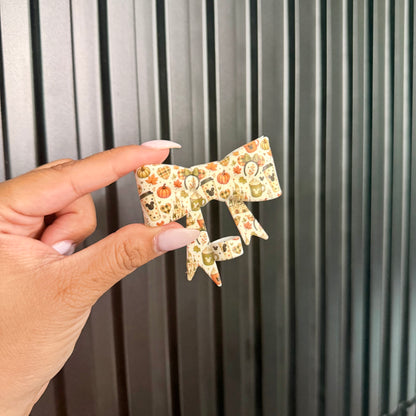 Silicone Printed Bows