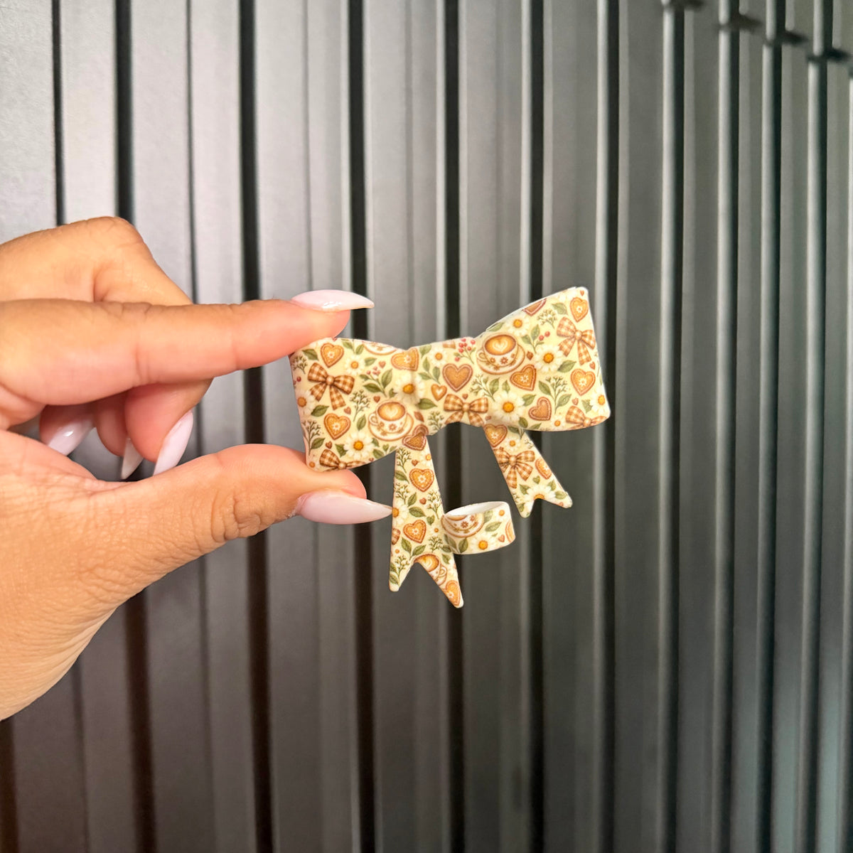 Silicone Printed Bows