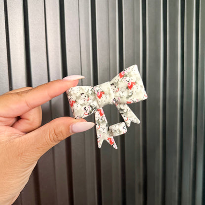 Silicone Printed Bows