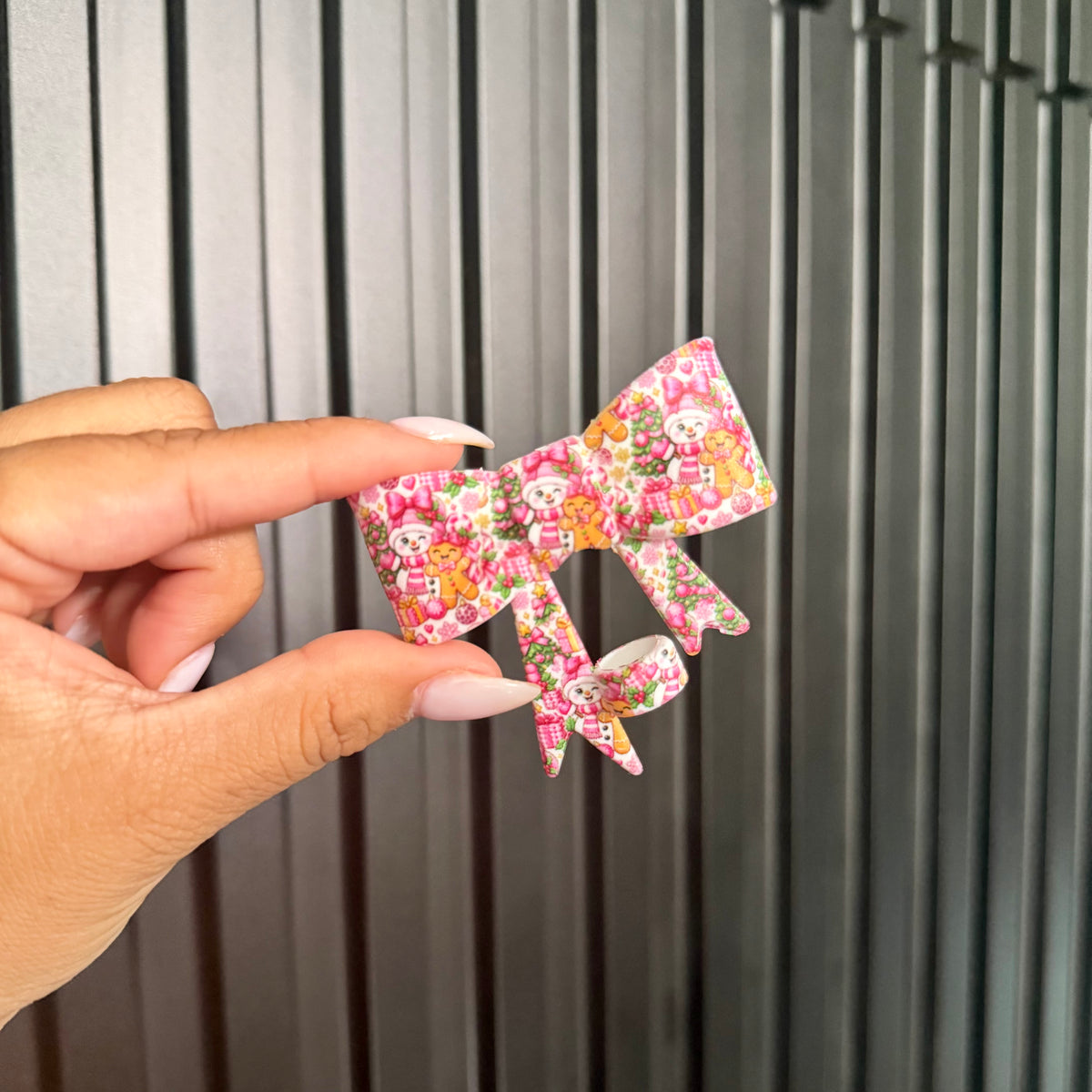 Silicone Printed Bows