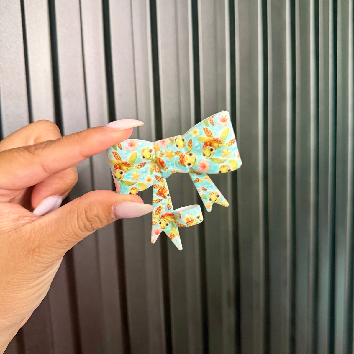 Silicone Printed Bows
