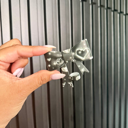Silicone Printed Bows