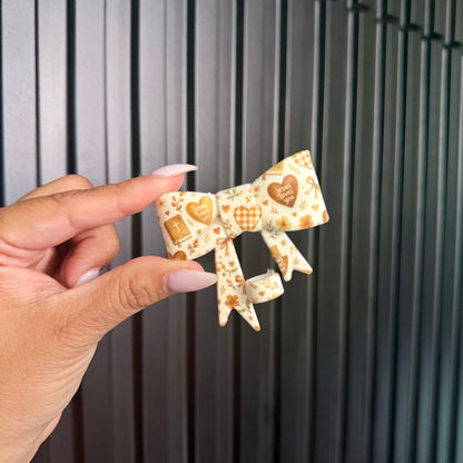 Silicone Printed Bows