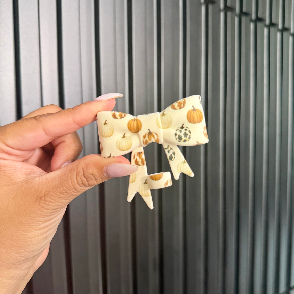 Silicone Printed Bows