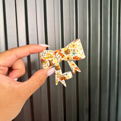 Silicone Printed Bows