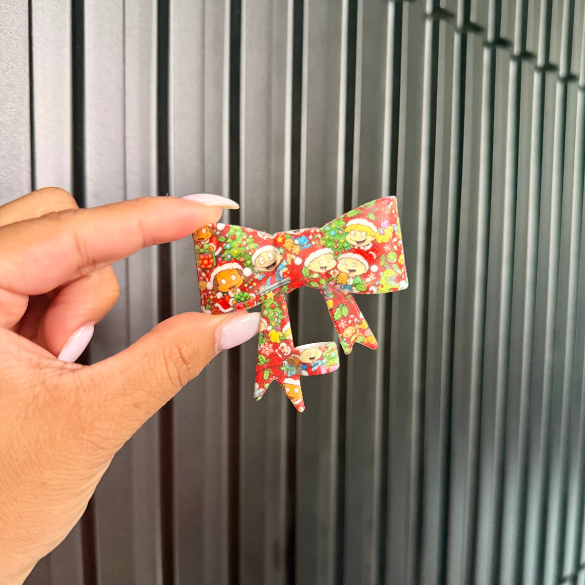 Silicone Printed Bows