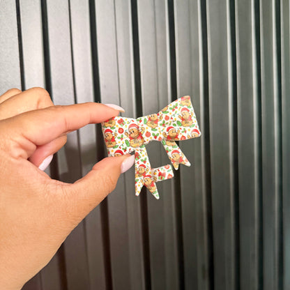 Silicone Printed Bows