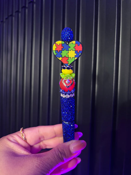 Autism Awareness Bling Pen