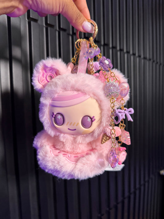 Tokidoki Donutella Plush charm Keychain