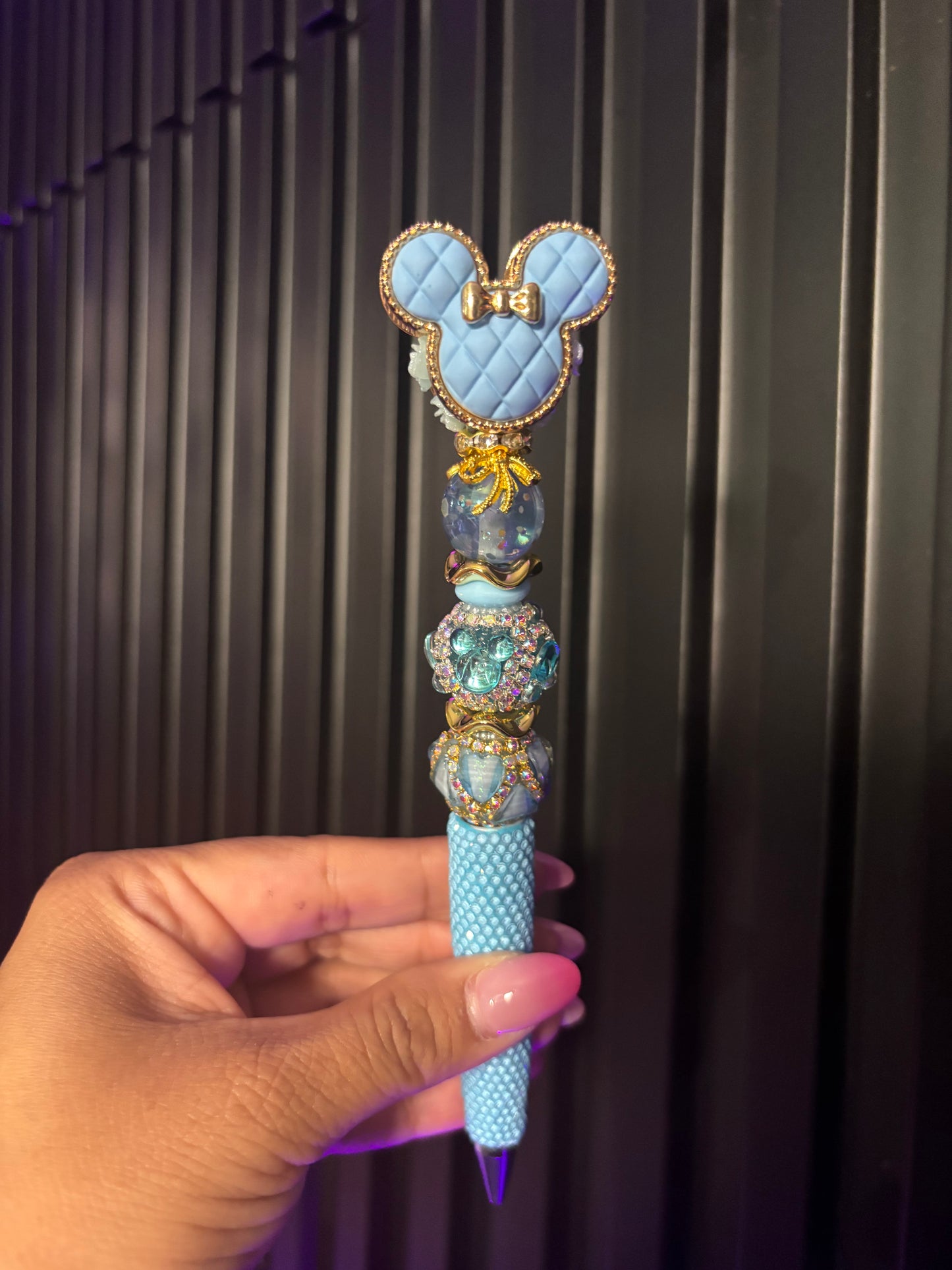 Light blue Minnie Pen
