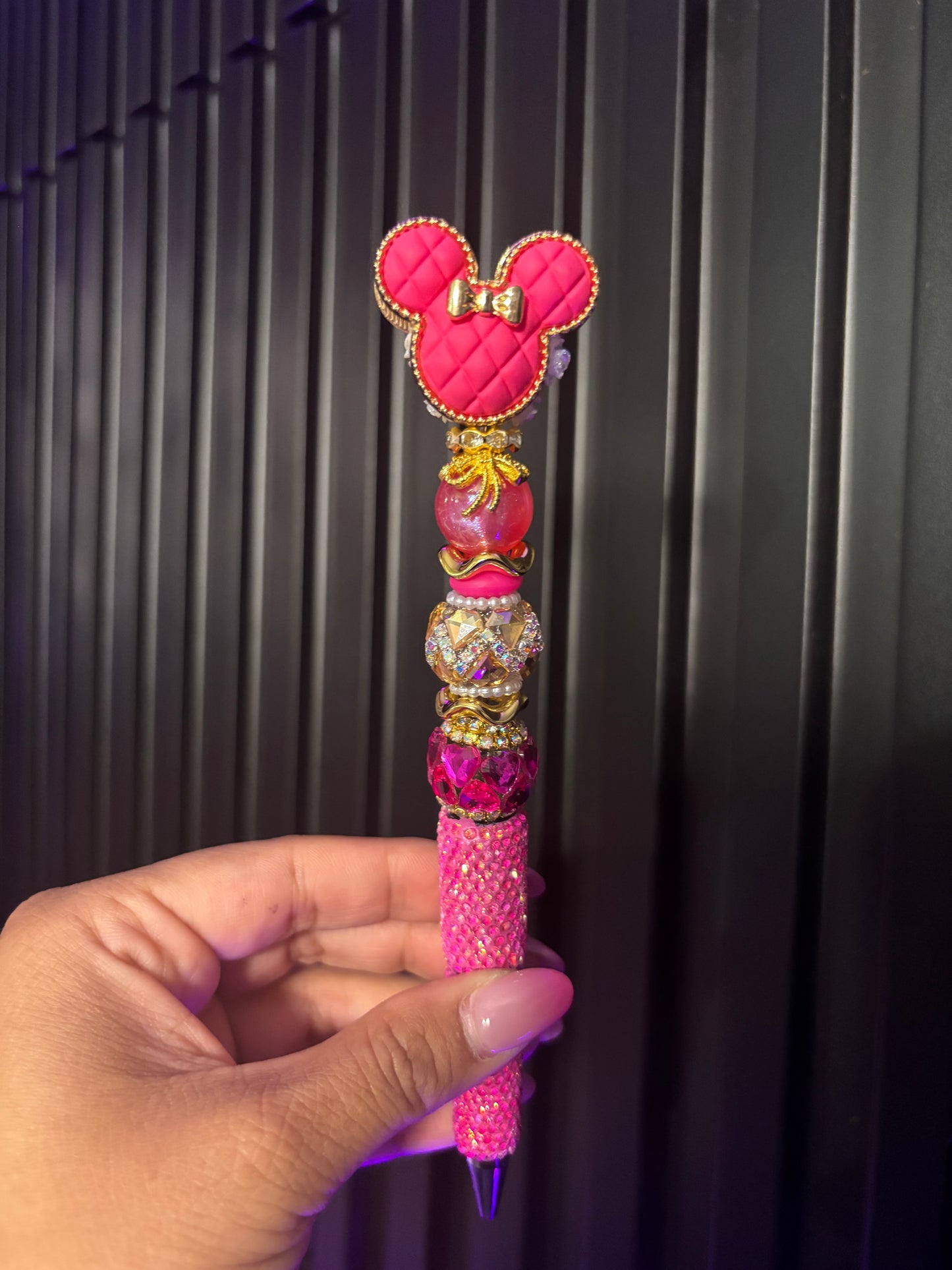 Hot Pink Minnie Pen