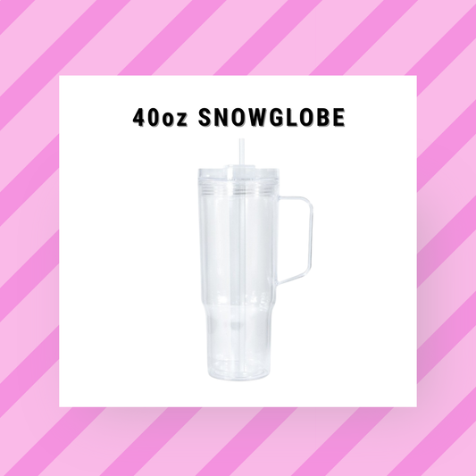 40oz Acrylic Snowglobe