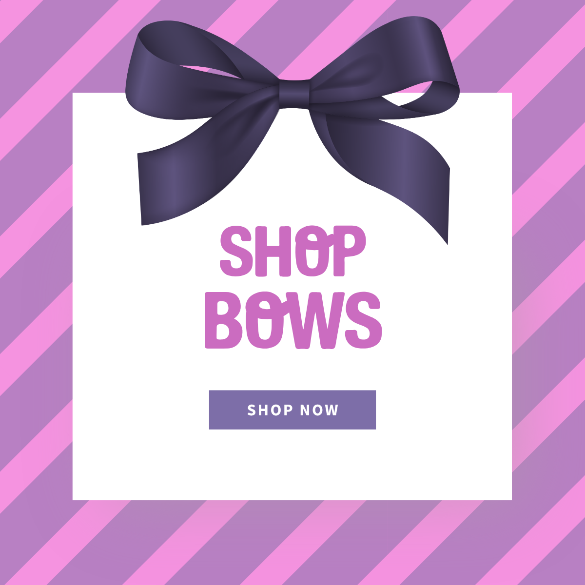 Silicone Printed Bows