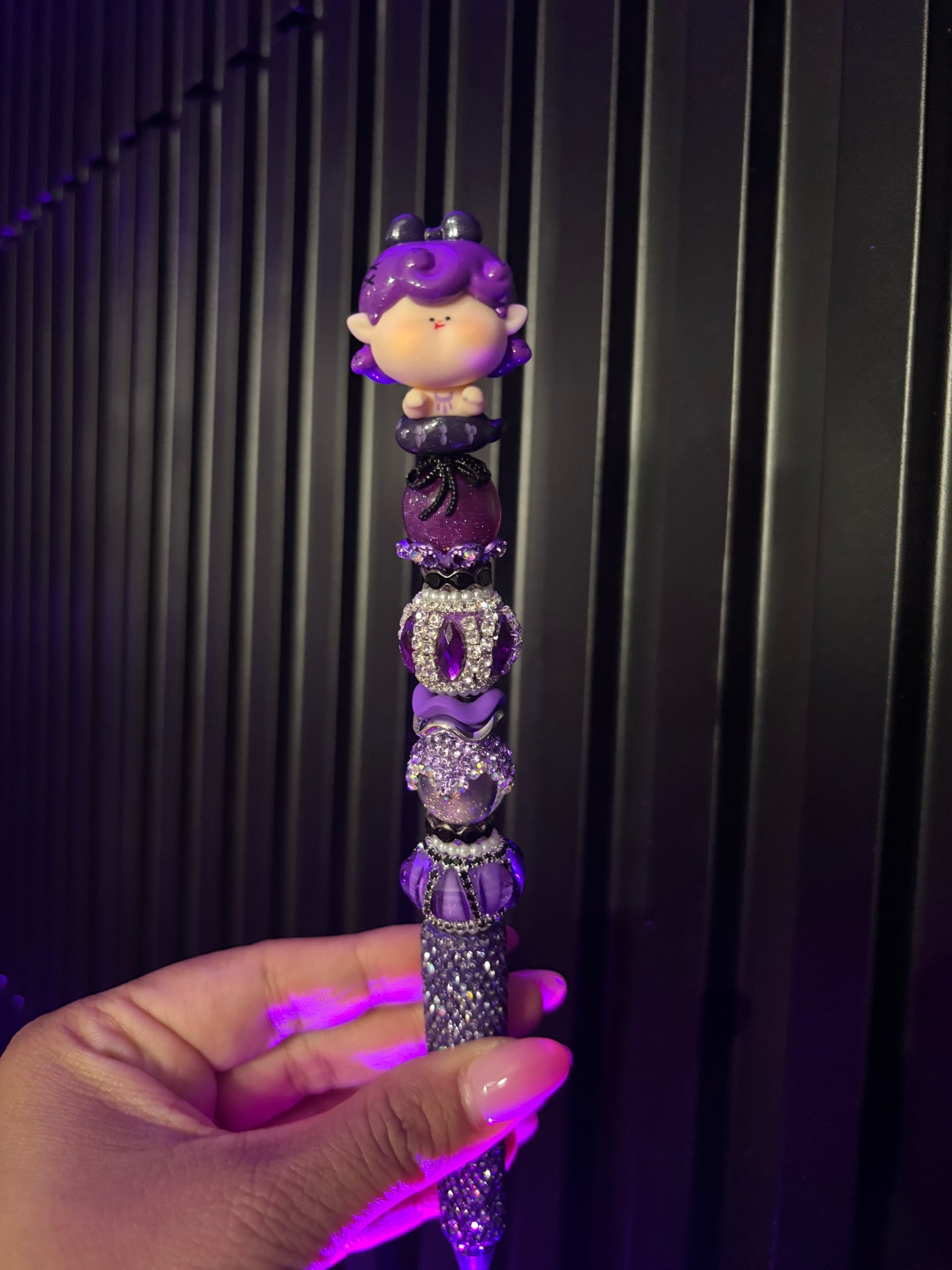 Purple Snake Character