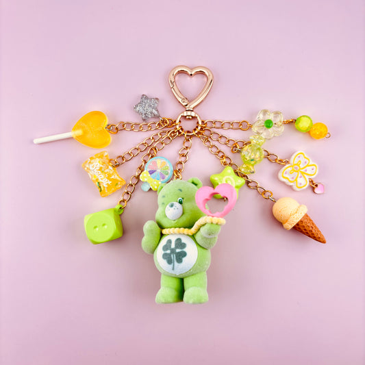 Rainbow Bear Charm Keychains