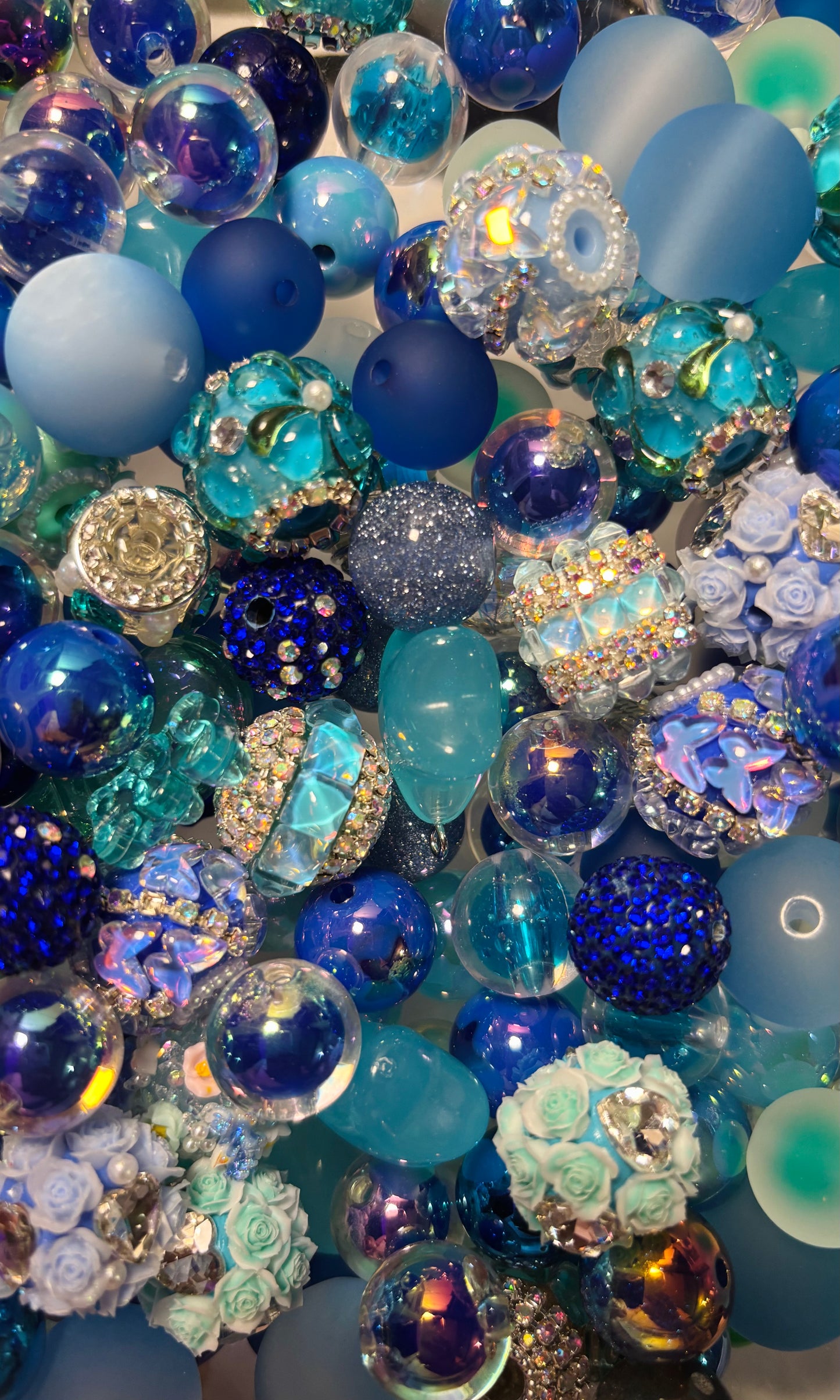 Blue Lagoon Bead Scoop