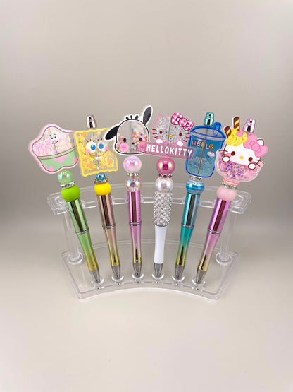 Character Pens | Shaker Pens | Focal Pens | Delatreasures | Glitter Pens | Sanrio | Beadable Pens