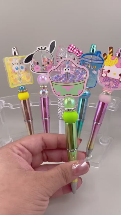 Character Pens | Shaker Pens | Focal Pens | Delatreasures | Glitter Pens | Sanrio | Beadable Pens